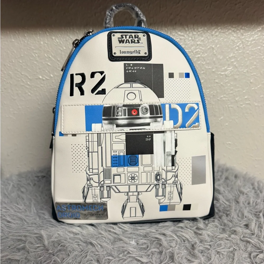 Loungefly Light Up R2-D2 Mini Backpack - Picture 1 of 6